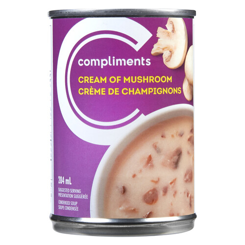 Compliments Condensed Soup Cream Of Mushroom 284 ml