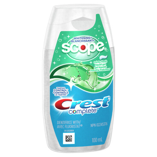 Crest Complete Whitening + Scope Liquid Gel Minty Fresh 100 ml