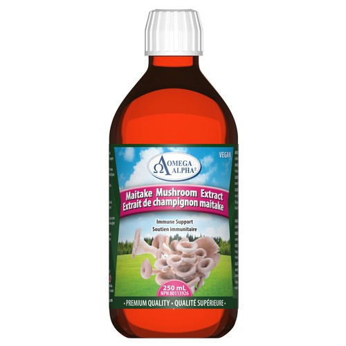 Omega Alpha Mushroom Extract  Maitake Vitamin 250 ml