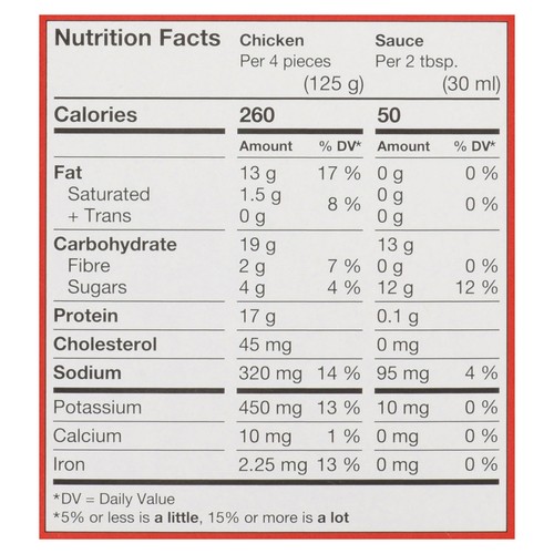 Flamingo Frozen Chicken Chunks Uncooked BBQ 750 g