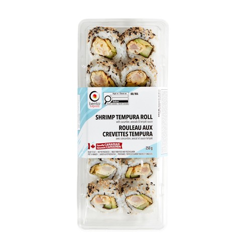 Bento Box Sushi Shrimp Tempura Roll 10 Pieces 250 g