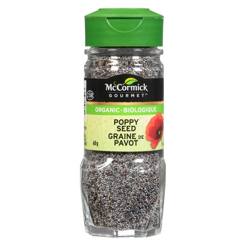 McCormick Gourmet Organic Poppy Seeds 60 g