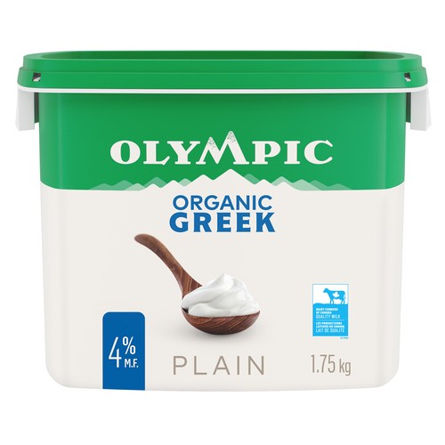 Olympic Organic 4% Greek Yogurt Plain 1.75 kg