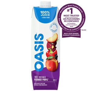 Oasis Fruit and Vegetable Juice Deliciously Purple 960 ml - Voilà