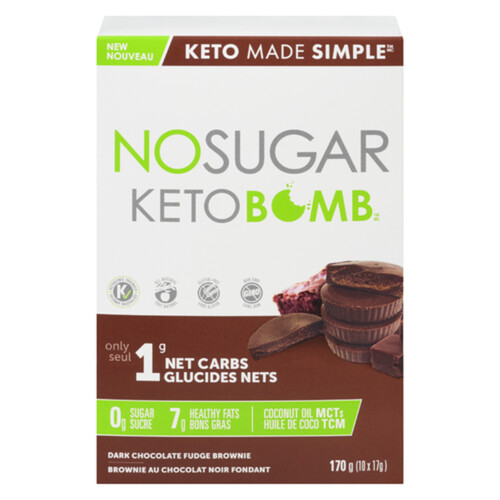 No Sugar Company  Keto Bomb Chocolate Fudge 170 g