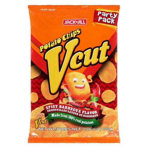 Jack'n Jill Vcut Potato Chips Spicy Barbecue 155 g