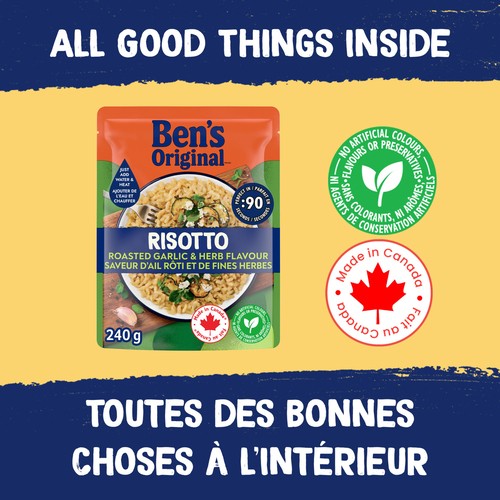 Ben's Original Risotto Roasted Garlic & Herb Flavour 240 g