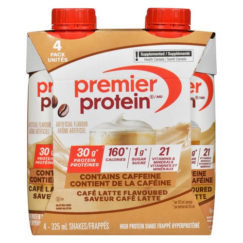 Premier Protein Shake Cafe Latte 4 x 325 ml