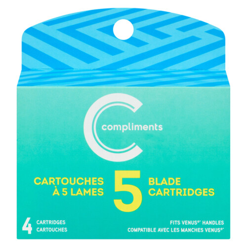 Compliments Women's Cartridges Five Blade 4 Count