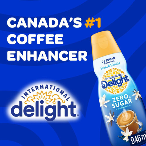 International Delight Reduced Sugar Coffee Creamer French Vanilla 946 mL