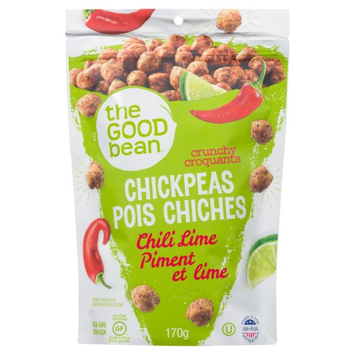 The Good Bean Chickpeas Crunchy Chili & Lime 170 g