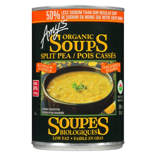Amy's Kitchen Organic Canned Soup Split Pea 398 ml