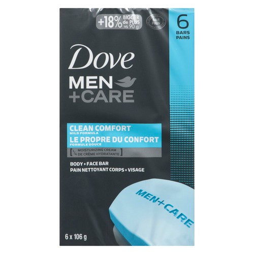 Dove Men +Care Body + Face Bar Clean Comfort 637 g