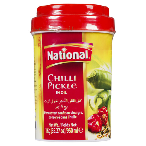 National Chilli Pickle In Oil 1 kg