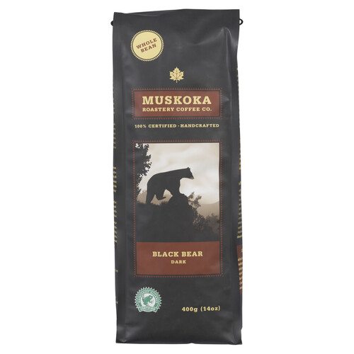 Muskoka Roastery Black Bear Whole Bean Coffee 400 g