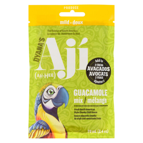 Aji Gourmet Guacamole Pouch Mild 70 ml