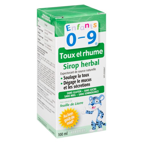 Kids 0-9 Herbal Remedies Syrup Cold & Cough 100 ml