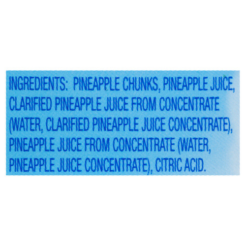 Dole Pineapple Chunks Packed In Pineapple Juice 398 ml
