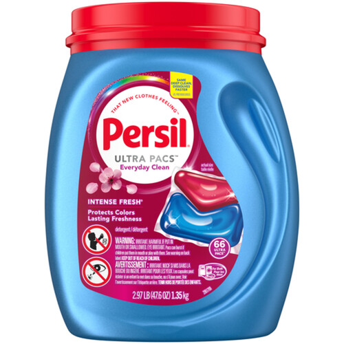 Persil Laundry Detergent Intense Fresh Discs 66 count