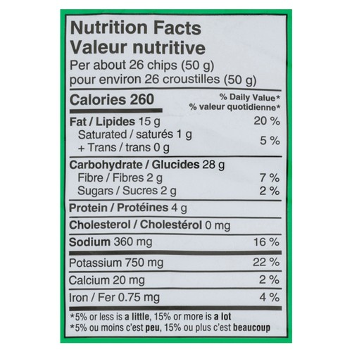 Longo's Potato Chips Sour Cream & Onion 200 g