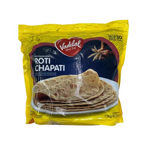 chapati★ Vadilal Roti Chapati Bulk 1.2 kg (frozen) - Voilà Online