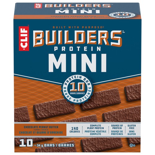 Builders Mini Protein Bars Chocolate Peanut Butter 10 x 34 g