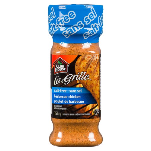 Club House La Grille Seasoning No Salt Added BBQ Chicken 155 g