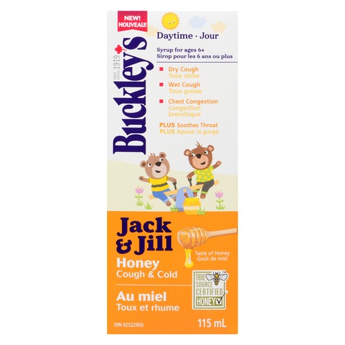 Buckley's Jack & Jill Syrup Daytime Cough & Cold Honey 115 ml