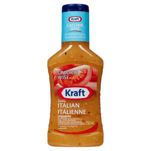 Kraft Calorie Wise Zesty Italian Dressing 250 ml Voilà Online