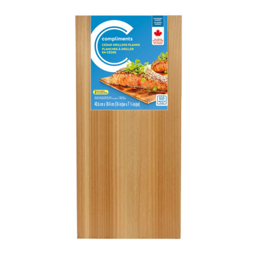 Compliments Cedar Grilling Plank 2 Pack 