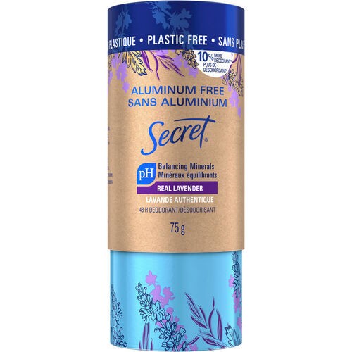 Secret Aluminum Free Deodorant Stick Lavender 75 g
