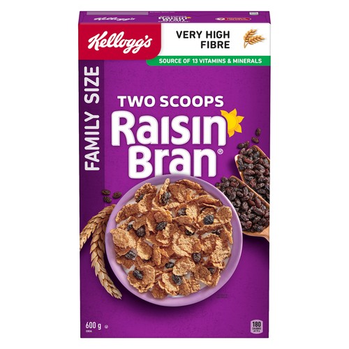 Kellogg's Original Cereal Raisin Bran 600 g