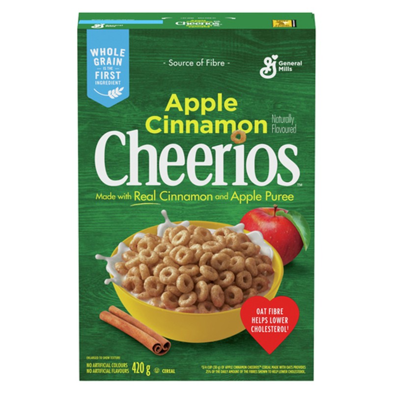 Cheerios Cereal Naturally Flavoured Apple Cinnamon 420 g - Voilà Online ...