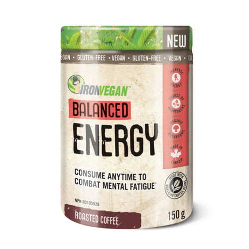 Iron Vegan Balanced Energy Roasted Coffee 150 g