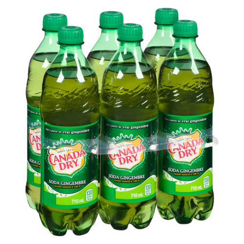 Canada Dry Ginger Ale 6 x 710 ml (bottles)