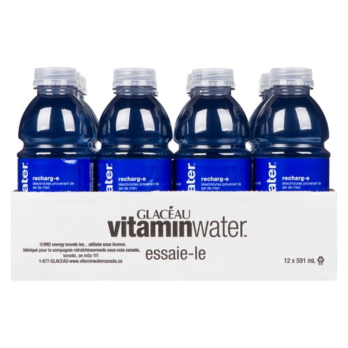 Glaceau Vitaminwater Recover-e Packaged Water 12 X 591 ml