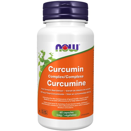 Now Curcumin Complex 630 mg Capsules 60 Count