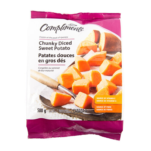 Compliments Frozen Sweet Potato Chunky Diced 500 g