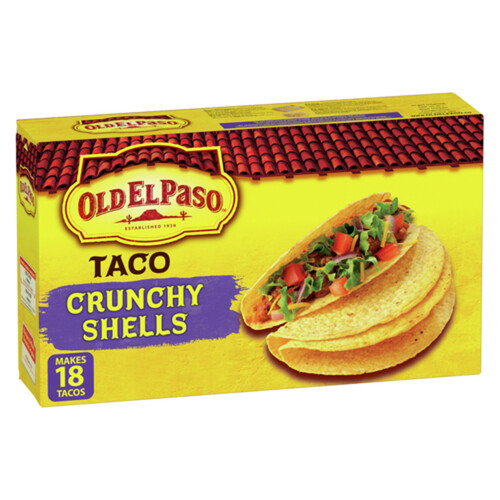 Old El Paso Gluten-Free Taco Shells Crunchy 18 Shells 191 g