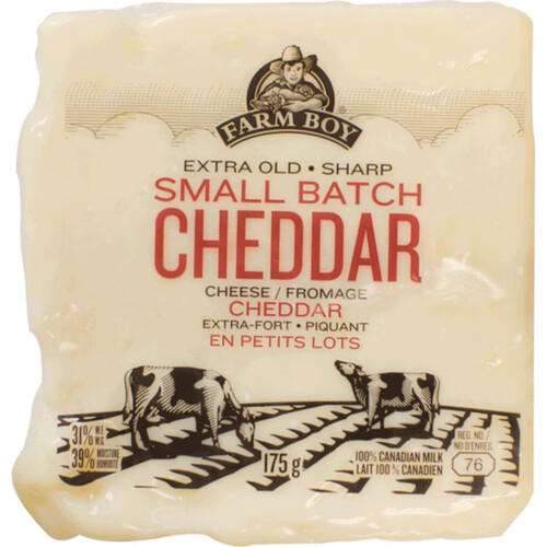 Farm Boy Cheddar Sharp Small Batch Cheese 175 g