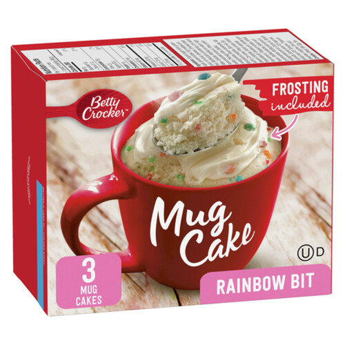 Betty Crocker Mug Cake Rainbow Bit Flavour Frosting 3 Servings 294 g