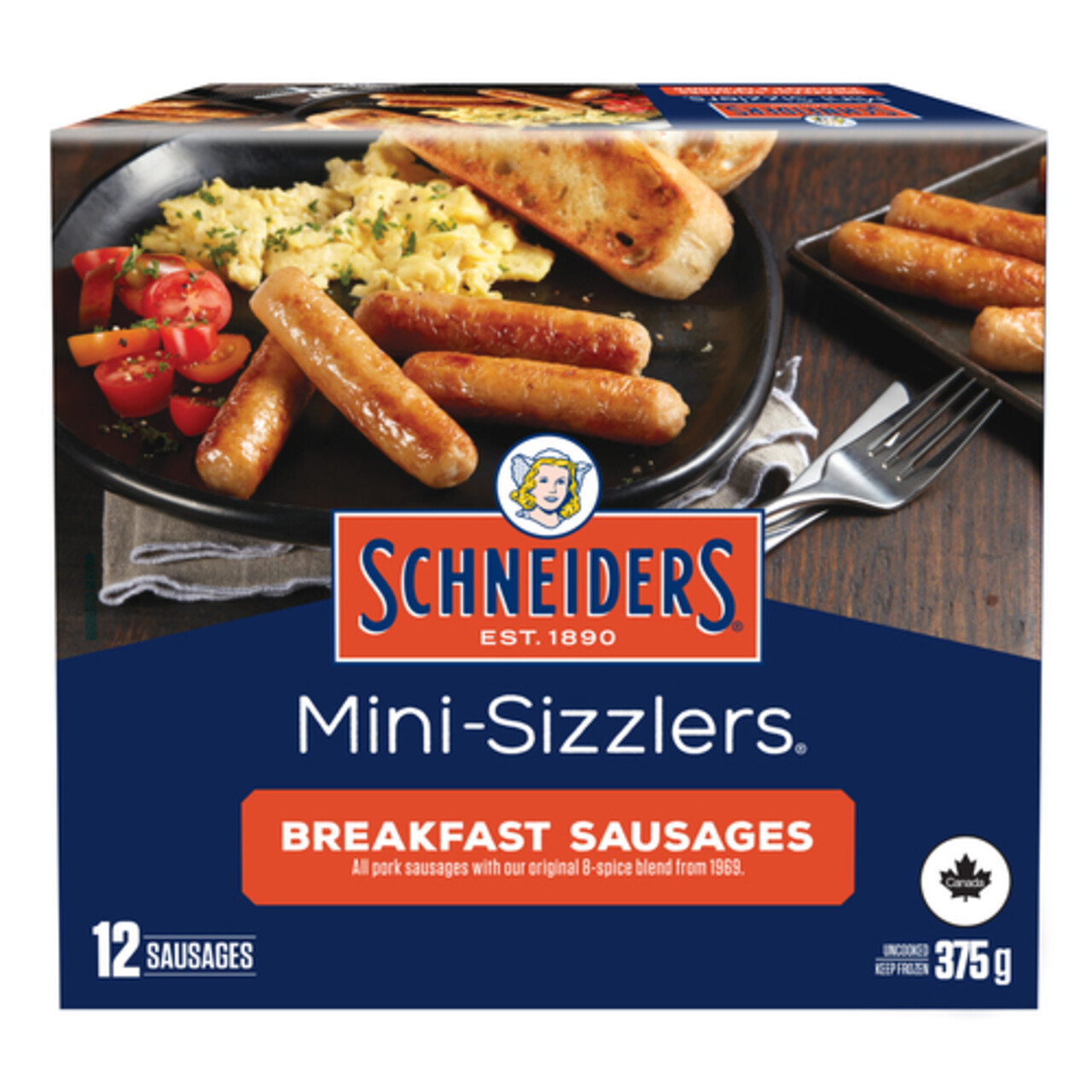 Schneiders Frozen MiniSizzlers Breakfast Sausages 375 g Voilà Online Groceries & Offers
