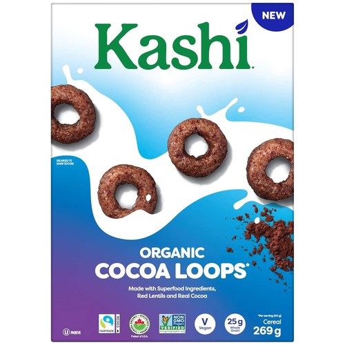 Kashi Organic Cereal Cocoa Loops 269 g
