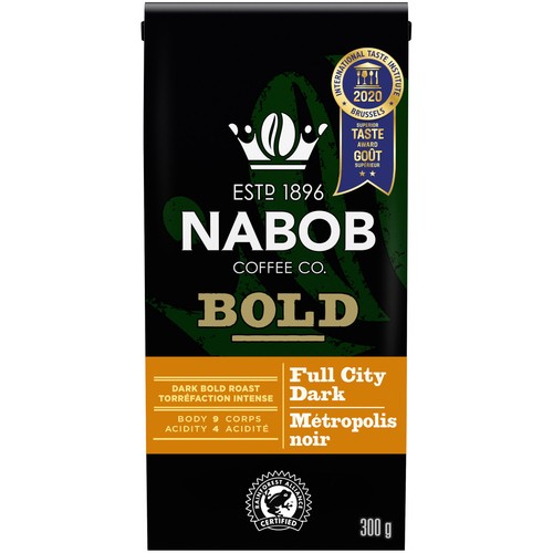 Nabob Ground Coffee Full City Dark 300 g