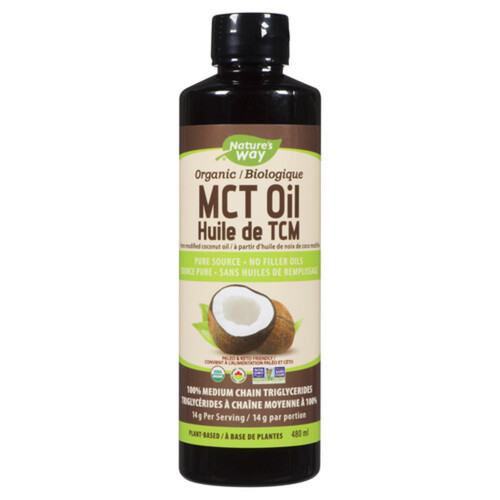 Nature's Way Organic 100% MCT Oil 480 ml