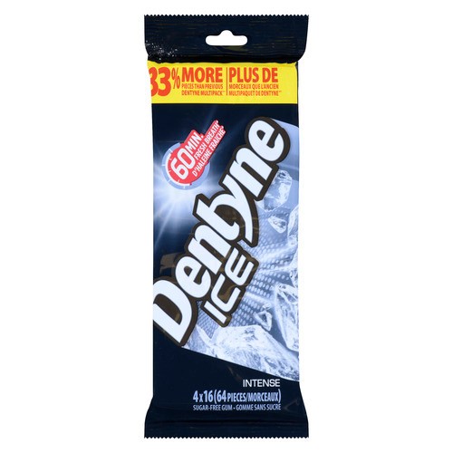Dentyne Ice Sugar-Free Gum Intense 4 Pack