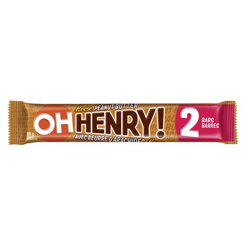 Oh Henry! King Size Peanut Butter Chocolate Bar 85 g