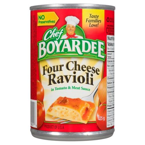 Chef Boyardee Ravioli Four Cheese 425 g