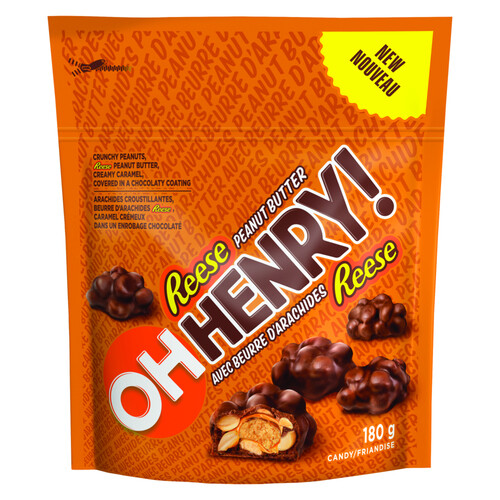 Oh Henry! Reese Chocolate Peanut Butter 180 g