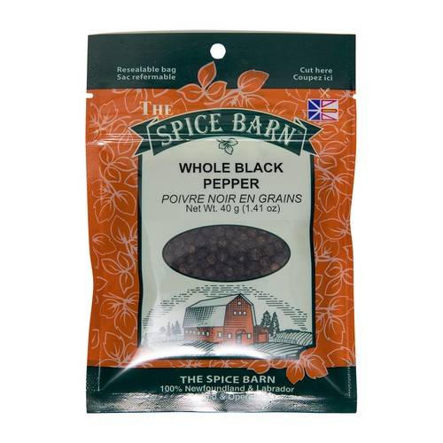 Spice Barn Black Pepper Whole 40 g